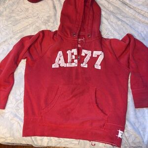 American Eagle Outfitters mens Red Hoodie